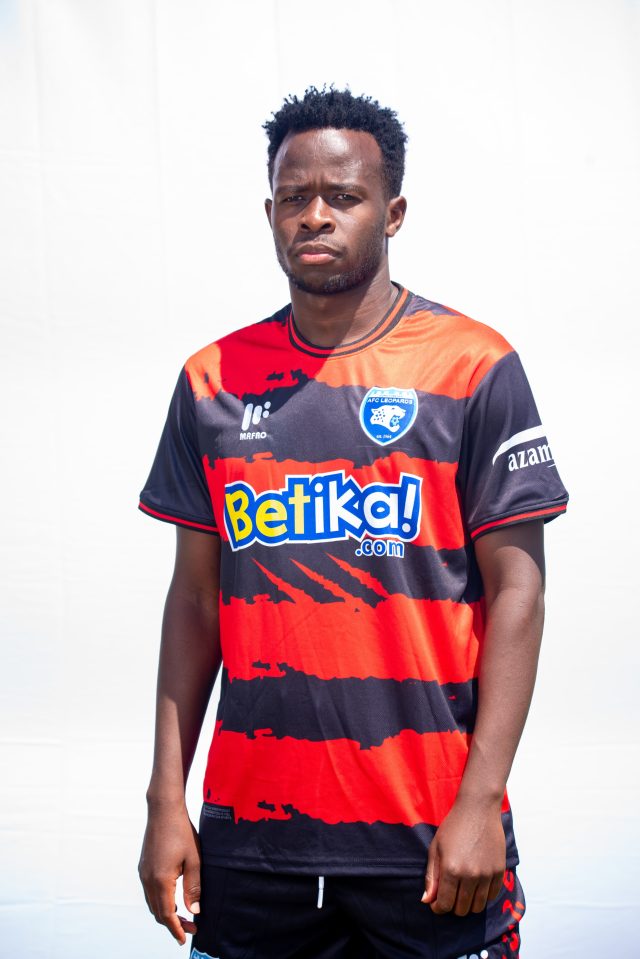 AFC Leopards Away Kit (Red and Black)